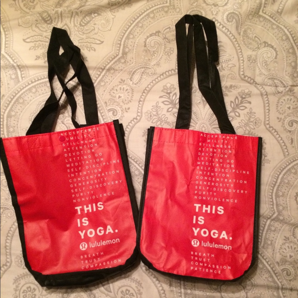 2 small lululemon bags